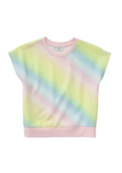 Budget 😍 Cabana by Crown & Ivy™ 👧 Girls 7-16 Boxy Print Top 💯