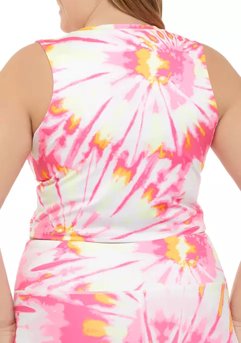 Outlet ✨ Cabana by Crown & Ivy™ Plus Size Cropped Bra Tank 🎁 4 Outlet ✨ Cabana by Crown & Ivy™ Plus Size Cropped Bra Tank 🎁 - Image 2