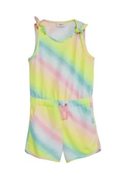 Flash Sale 🎁 Cabana by Crown & Ivy™ 👧 Girls 7-16 Sleeveless Tie Dye Romper ⌛