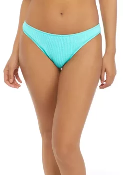Outlet ⌛ Cabana by Crown & Ivy™ Crinkle Rib Knit Hipster Swim Bottoms 👏 -Champion® Sales Store Belk 2102