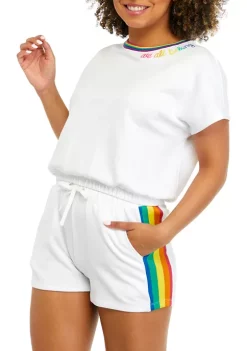 Deals ✔️ Cabana by Crown & Ivy™ Juniors' Short Raglan Sleeve Sweatshirt 🔥