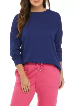 Best reviews of 😉 Cabana by Crown & Ivy™ 👩 Women's Drop Shoulder French Terry Top 🎉