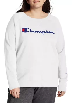 Best Pirce 💯 Champion® Plus Size Powerblend Boyfriend Pullover 🔔 -Champion® Sales Store Belk 213