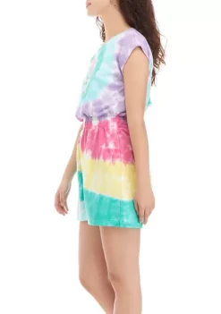 Brand new 🛒 Cabana by Crown & Ivy™ Juniors' Open Back Romper ❤️ -Champion® Sales Store Belk 2139