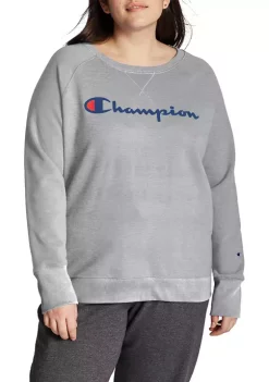 Best Pirce 💯 Champion® Plus Size Powerblend Boyfriend Pullover 🔔 -Champion® Sales Store Belk 214