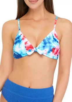 Deals 🎉 Cabana by Crown & Ivy™ Fireworks Tie Dye Swim Bralette ✨ -Champion® Sales Store Belk 2195