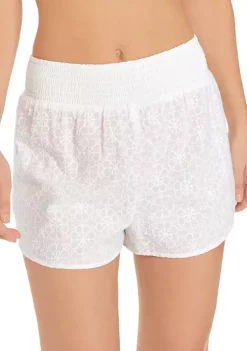 Wholesale 😉 Cabana by Crown & Ivy™ Smock Pull On Swim Cover Up Shorts 👍 -Champion® Sales Store Belk 2241