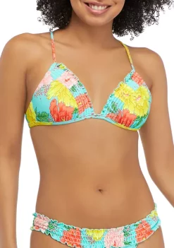 Wholesale 🔔 Cabana by Crown & Ivy™ Petal Party Molded Swim Top 🤩 -Champion® Sales Store Belk 2245