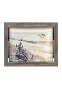 Best Pirce 💯 New View 8 Inch x 10 inch Paper Wrap Natural Gray Picture Frame ❤️