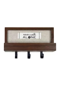 Discount 🔔 New View Pet Wall Hook- Stitched Cotton Label, Never Walk Alone 🤩 -Champion® Sales Store Belk 2347