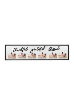 Deals 🧨 New View Thankful, Grateful and Blessed 48 in x 12 in, 6 Photo Collage Frame 😀 5 Deals 🧨 New View Thankful, Grateful and Blessed 48 in x 12 in, 6 Photo Collage Frame 😀 -Champion® Sales Store Belk 2381