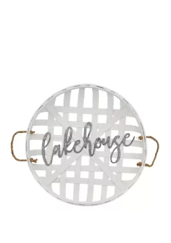 Buy 🔥 New View Coastal Wall Art - Lake House Basket 😀