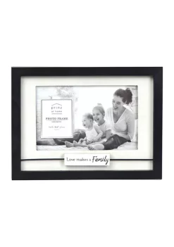 Budget ๐ฅ New View Sentiment Frame- Wood Block Wire, Love Makes A Family ๐