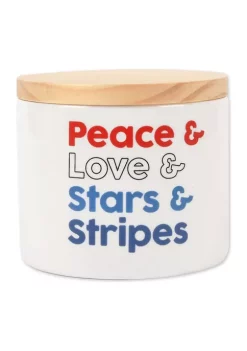 Promo 💯 New View Peace & Love & Stars & Stripes Candle ✨ -Champion® Sales Store Belk 2467