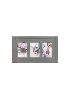 Flash Sale 🌟 New View Homestead Collage 4"x6" Picture Frame for Three Photos, Distressed Gray 🧨 -Champion® Sales Store Belk 2503