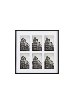 Brand new 🌟 New View 6-Opening Beveled Metal 16.25" X 16.25" Wall Hanging Collage Picture Frame in Black 🎁 -Champion® Sales Store Belk 2511