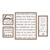 Discount ✨ New View 4-Piece Typography Gallery Plaque Wall Art 🧨 -Champion® Sales Store Belk 2524