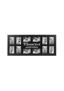 Top 10 ๐ฅฐ New View 12-Opening, 4"x6" Memories Wall Hanging Collage Picture Frame in Black ๐