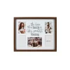 Best deal ⌛ New View 5-Opening 20" X 16" Family Blessings Shadowbox Picture Frame, Displays Four 4x6 and One 5x7 Photos in White-Dark Brown 🔔 -Champion® Sales Store Belk 2553