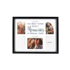 Outlet 🎉 New View 5-Opening 20" X 16" Memories Matted Shadowbox Frame Displays Four 4x6 and One 5x7 Photos in White-Black 🎁 -Champion® Sales Store Belk 2571