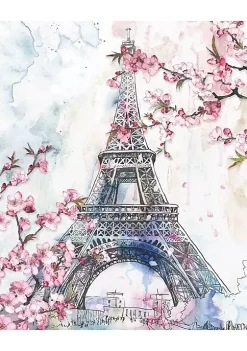 New ⌛ New View Cherry Blossom Paris 15.5x19.5 ⭐