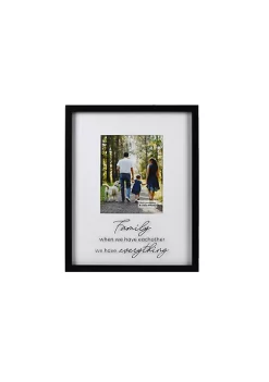 Promo 🎉 New View Family Matted 8x10-inch Shadowbox Picture Frame in Black 🌟