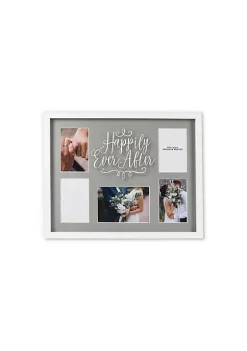 Top 10 🎉 New View 5-Opening Happily Ever After Collage Picture Frame 24" X 12" Displays Four 4x6 and One 7x5 Photos, Grey 👏