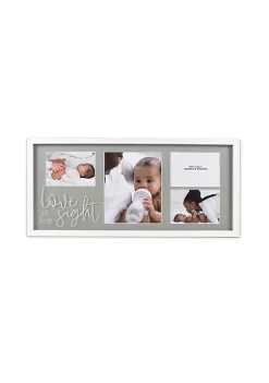 Budget ๐ New View 4-Opening Love at First Sight 24" X 12" Multi-Sized Picture Frame, Displays Two 7x5 and One 8x10 Photos, Grey โ