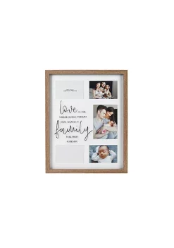 Top 10 ⭐ New View 5-Opening 20" X 16" Family Blessings Shadowbox Picture Frame, Displays Four 4x6 and One 5x7 Photos in White-Natural 😍