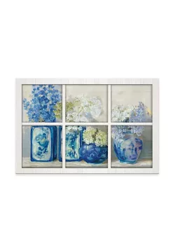 Budget 😉 New View 36x24 Windowpane with Florals 🌟