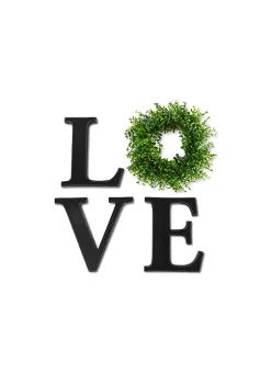 Wholesale 🤩 New View Love Diecut Letters Plaque with Wreath 😍