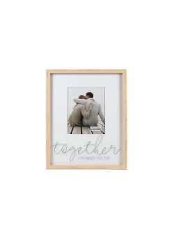Discount 🌟 New View Together Matted 8x10-inch Shadowbox Picture Frame in Natural ✔️
