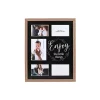 Hot Sale 🥰 New View 5-Opening 16" X 20" Enjoy The Little Things Matted Shadowbox Frame Displays Four 4x6 and One 5x7 Photos in Black-Brown 🔥 -Champion® Sales Store Belk 2674