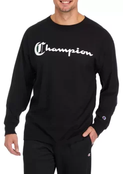 New 🤩 Champion® Classic Graphic Long Sleeve T-Shirt 👏