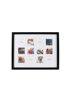 Buy 🥰 New View 12-Opening 16" x 20" Black Matted Basic Picture Frame Collage, Displays Twelve 3x3 Photos, Wall Hanging 👍 -Champion® Sales Store Belk 2687