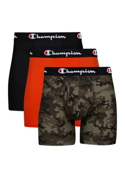 Coupon 🤩 Champion® Everyday Stretch Boxers - Set of 3 🥰