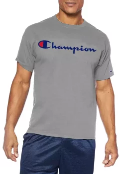 Top 10 ✨ Champion® Big & Tall Script Logo Graphic T-Shirt 😍 -Champion® Sales Store Belk 513