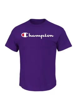Top 10 ✨ Champion® Big & Tall Script Logo Graphic T-Shirt 😍 -Champion® Sales Store Belk 514