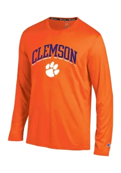Coupon 🤩 Champion® NCAA Clemson Tigers Long Sleeve T-Shirt 🎉