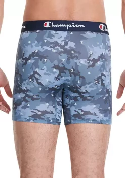 Best Pirce 🥰 Champion® Stretch Support Pouch Printed Boxers - Set of 3 😉 -Champion® Sales Store Belk 712