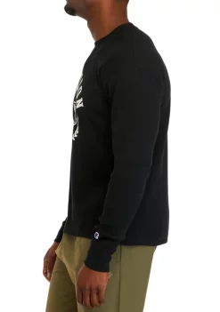 Best Sale 🌟 Champion® Waffle Print Long Sleeve T-Shirt 🔥 -Champion® Sales Store Belk 780