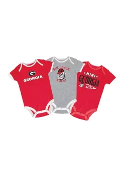 Best deal 😉 Champion® Baby NCAA Georgia Bulldogs Bodysuits - 3 Pack ⌛