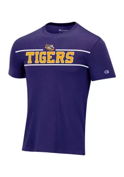 Discount 🎉 Champion® NCAA LSU Tigers Short Sleeve Graphic T-Shirt ⭐