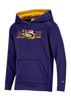 Wholesale 🌟 Champion® Boys 8-20 NCAA LSU Tigers Hoodie ❤️