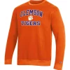 Buy ⭐ Champion® NCAA Clemson Tigers Fleece Crew Graphic Sweatshirt ✨ -Champion® Sales Store Belk 998